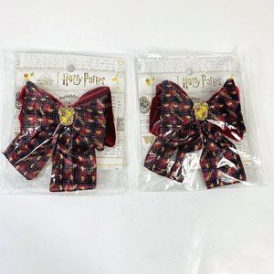 Harry Potter Hair Bow Clip Set Of 2 Gryffindor House Hermione Jinny Accessory